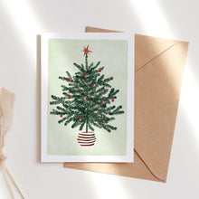 Lade das Bild in den Galerie-Viewer, Faltkarte &quot;Weihnachtskarte Festlicher Tannenbaum&quot; | A6
